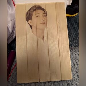 BTS RM Wooden Portrait Plaque